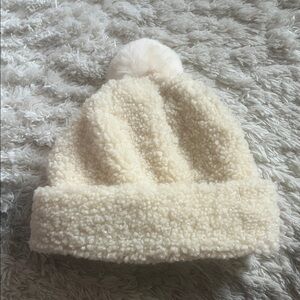 Forever 21 Sherpa Pom Pom Beanie